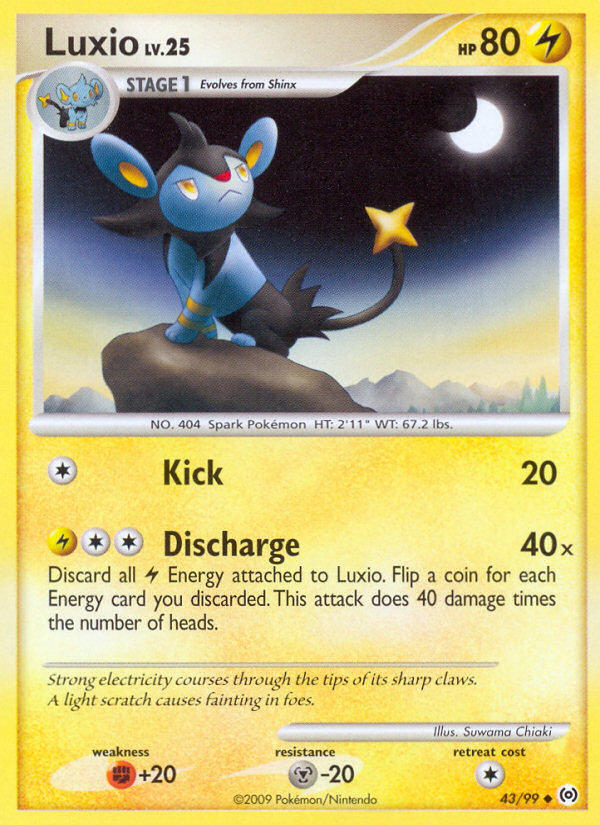 Luxio (43/99) [Platinum: Arceus] | Exor Games New Glasgow