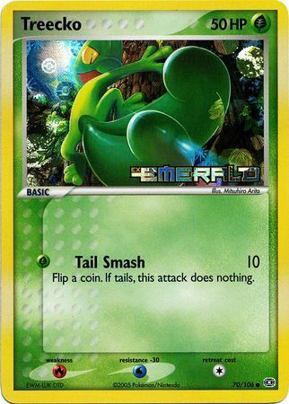 Treecko (70/106) (Stamped) [EX: Emerald] | Exor Games New Glasgow