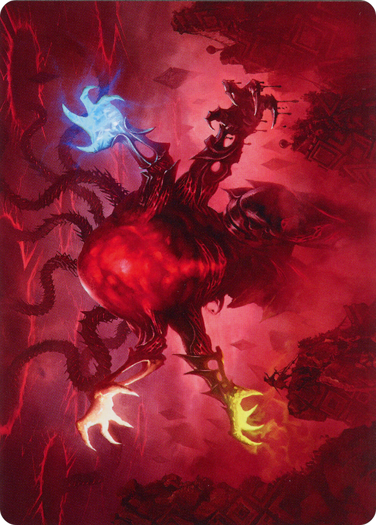 Omnath, Locus of All Art Card (51) [March of the Machine Art Series] | Exor Games New Glasgow