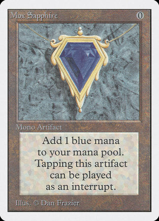Mox Sapphire [Unlimited Edition] | Exor Games New Glasgow