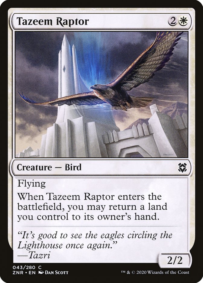 Tazeem Raptor [Zendikar Rising] | Exor Games New Glasgow