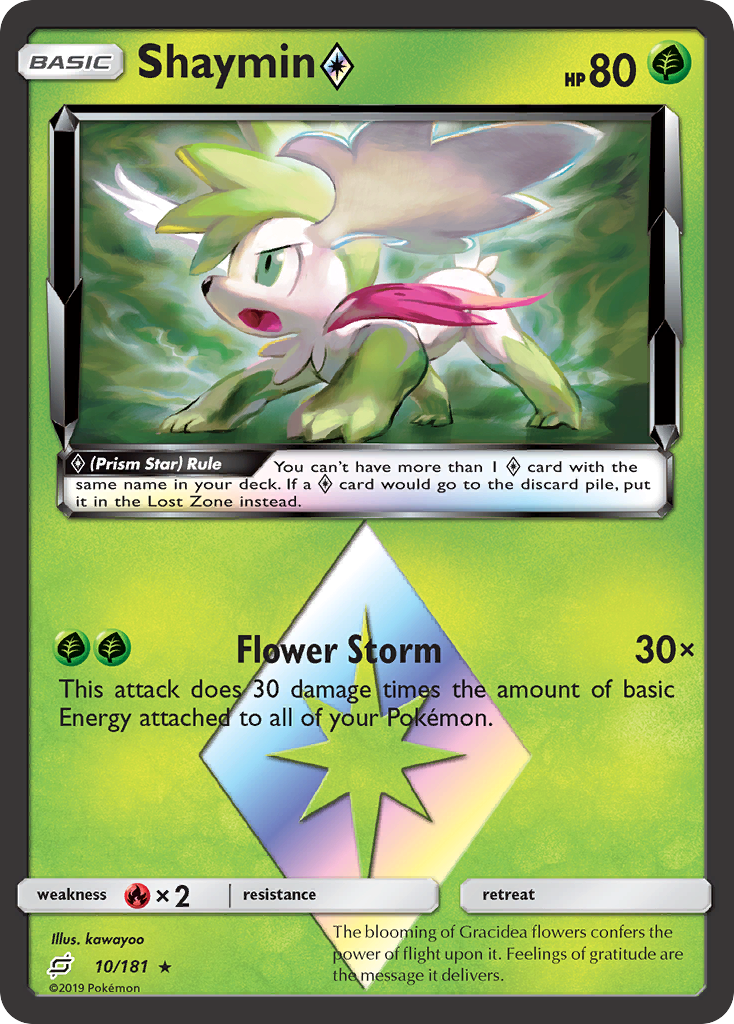 Shaymin (10/181) (Prism Star) [Sun & Moon: Team Up] | Exor Games New Glasgow