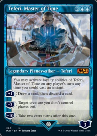 Teferi, Master of Time (Showcase) (290) [Core Set 2021] | Exor Games New Glasgow