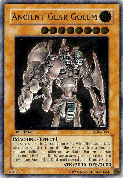 Ancient Gear Golem [TLM-EN006] Ultimate Rare | Exor Games New Glasgow