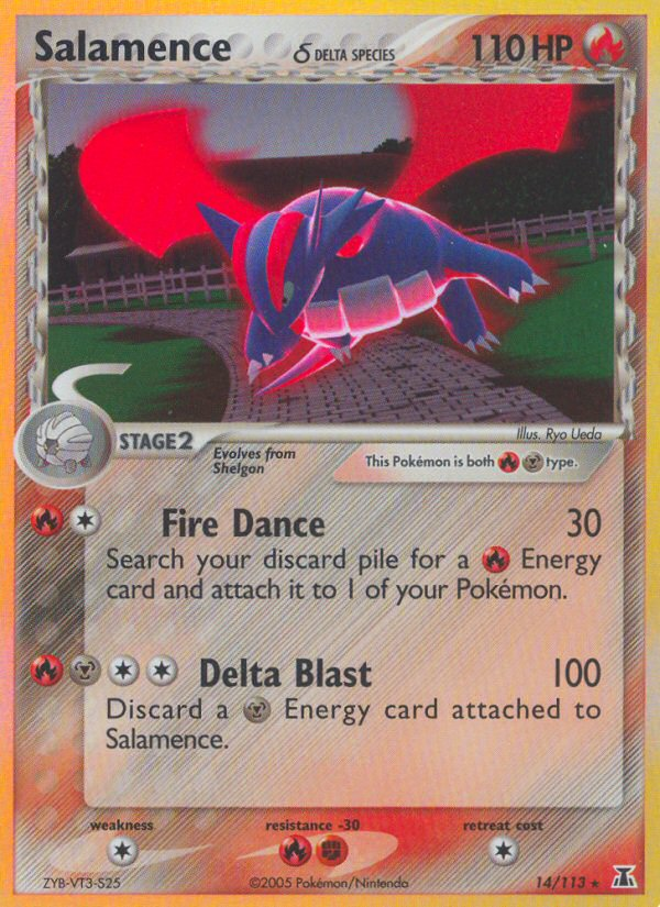 Salamence (14/113) (Delta Species) [EX: Delta Species] | Exor Games New Glasgow