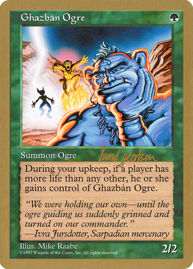 Ghazbán Ogre (Svend Geertsen) [World Championship Decks 1997] | Exor Games New Glasgow