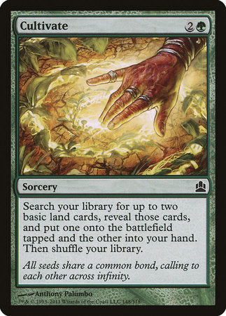 Cultivate [Commander 2011] | Exor Games New Glasgow