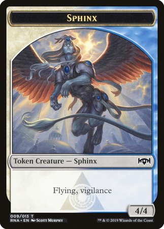 Sphinx Token [Ravnica Allegiance Tokens] | Exor Games New Glasgow