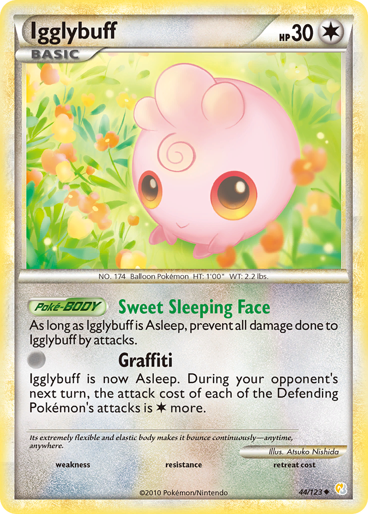 Igglybuff (44/123) [HeartGold & SoulSilver: Base Set] | Exor Games New Glasgow