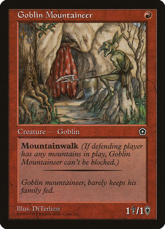 Goblin Mountaineer [Portal Second Age] | Exor Games New Glasgow