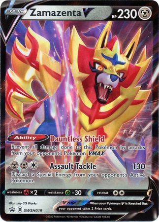 Zamazenta V (SWSH019) [Sword & Shield: Black Star Promos] | Exor Games New Glasgow