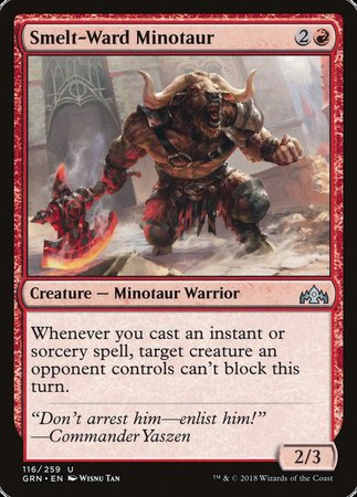 Smelt-Ward Minotaur [Guilds of Ravnica] | Exor Games New Glasgow