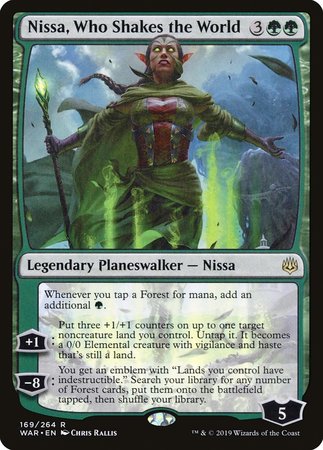 Nissa, Who Shakes the World [War of the Spark] | Exor Games New Glasgow