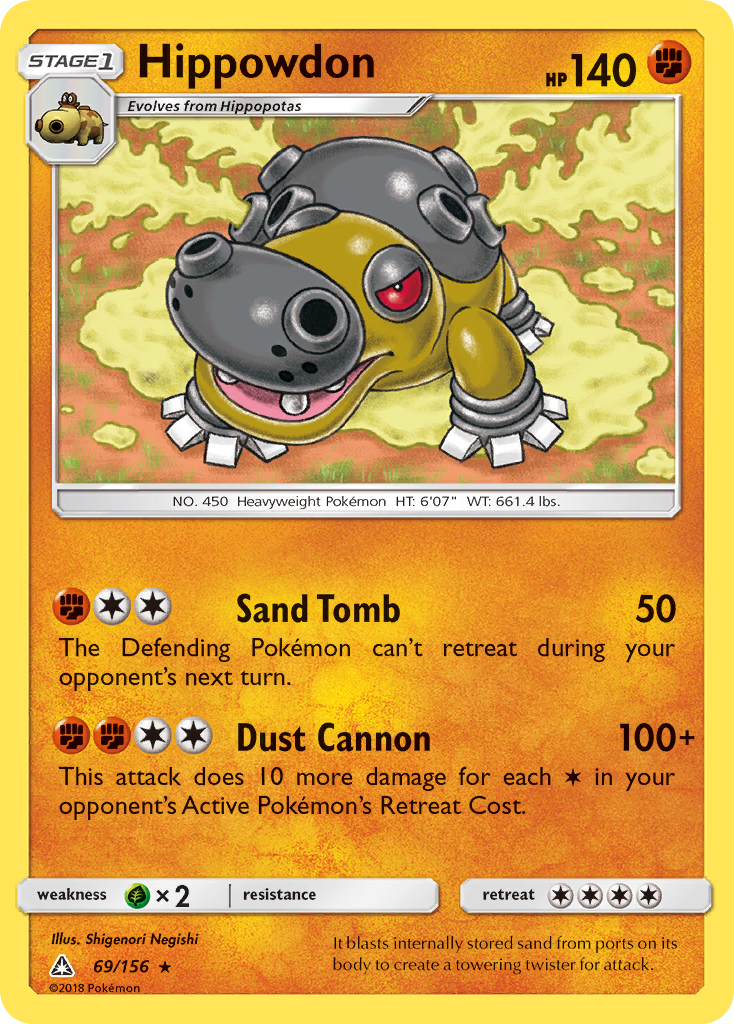 Hippowdon (69/156) [Sun & Moon: Ultra Prism] | Exor Games New Glasgow