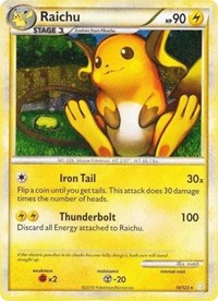 Raichu (10/123) (Cracked Ice Holo) [HeartGold & SoulSilver: Base Set] | Exor Games New Glasgow