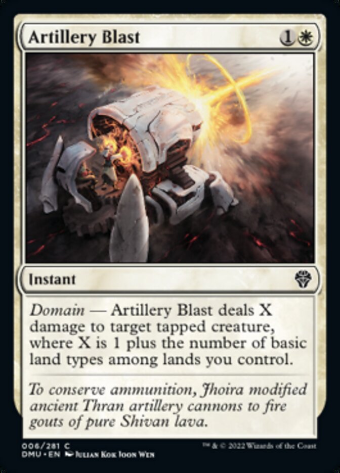 Artillery Blast [Dominaria United] | Exor Games New Glasgow