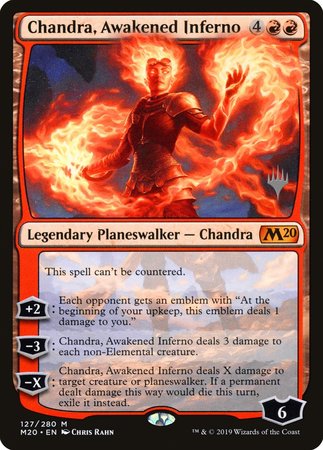 Chandra, Awakened Inferno [Core Set 2020 Promos] | Exor Games New Glasgow