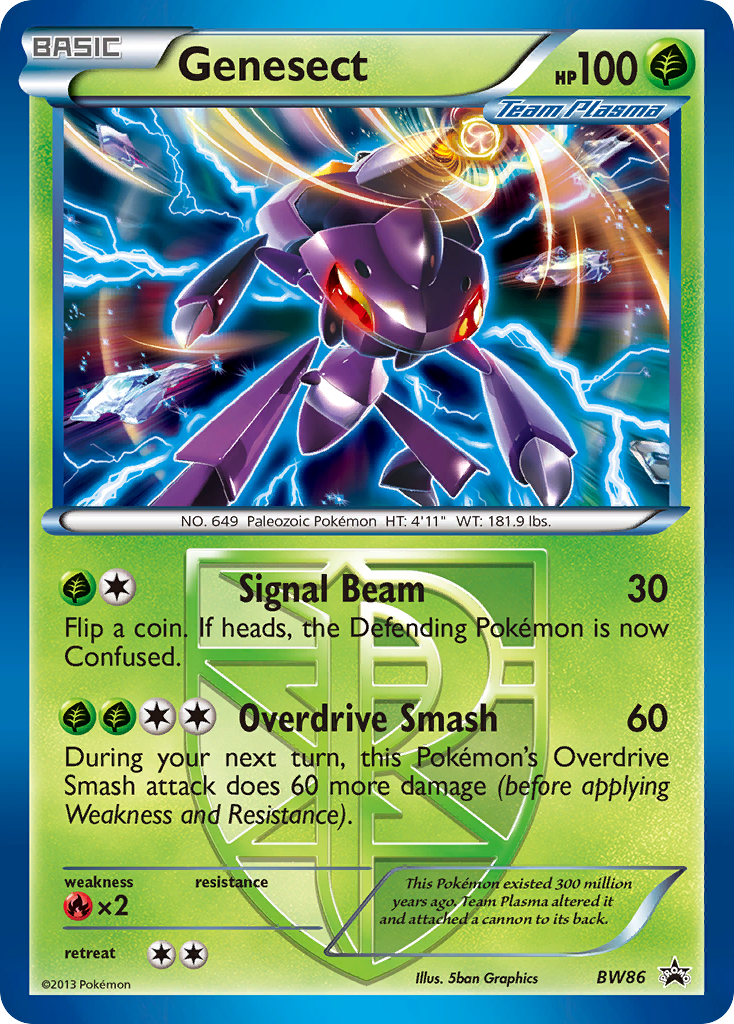 Genesect (BW86) (Team Plasma) [Black & White: Black Star Promos] | Exor Games New Glasgow