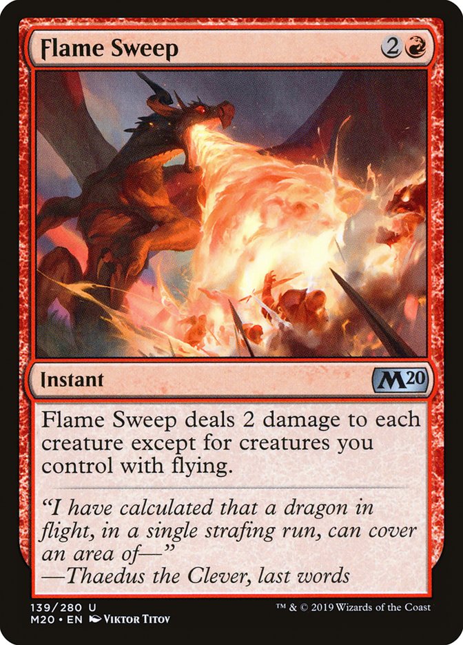 Flame Sweep [Core Set 2020] | Exor Games New Glasgow