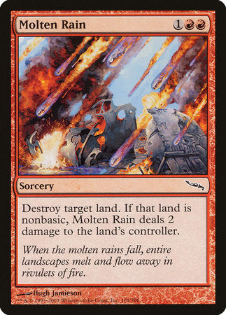 Molten Rain [Mirrodin] | Exor Games New Glasgow