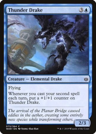 Thunder Drake [War of the Spark] | Exor Games New Glasgow