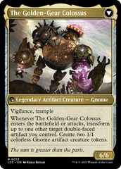 Tetzin, Gnome Champion // The Golden-Gear Colossus [The Lost Caverns of Ixalan Commander] | Exor Games New Glasgow