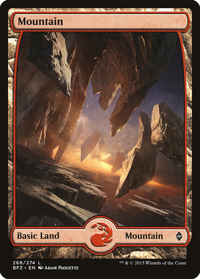 Mountain (268) [Battle for Zendikar] | Exor Games New Glasgow