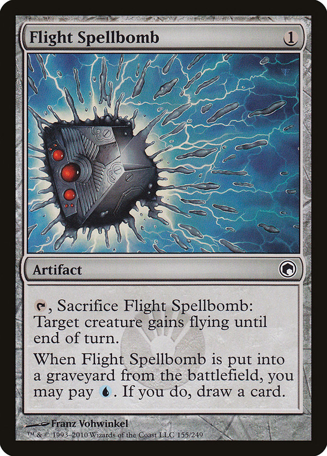 Flight Spellbomb [Scars of Mirrodin] | Exor Games New Glasgow