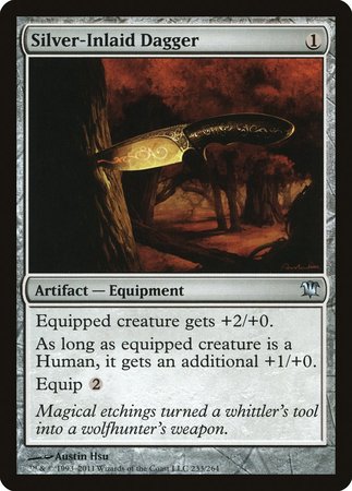 Silver-Inlaid Dagger [Innistrad] | Exor Games New Glasgow