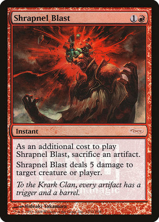 Shrapnel Blast [Friday Night Magic 2008] | Exor Games New Glasgow