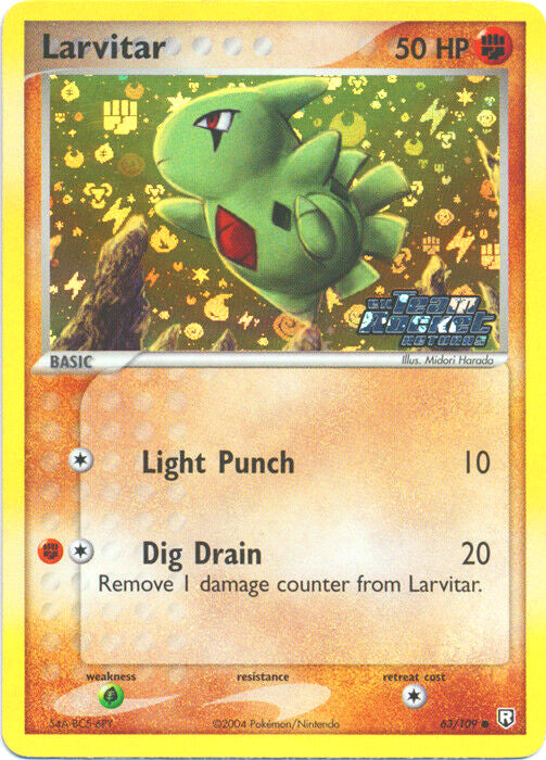Larvitar (63/109) (Stamped) [EX: Team Rocket Returns] | Exor Games New Glasgow