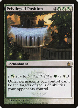 Privileged Position [Ravnica: City of Guilds] | Exor Games New Glasgow