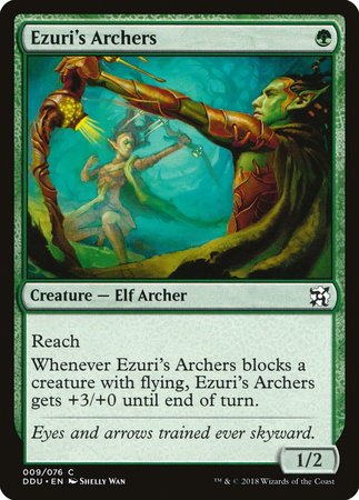 Ezuri's Archers [Duel Decks: Elves vs. Inventors] | Exor Games New Glasgow