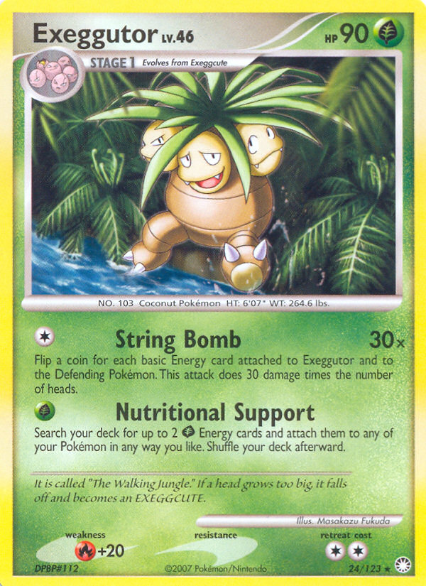 Exeggutor (24/123) [Diamond & Pearl: Mysterious Treasures] | Exor Games New Glasgow