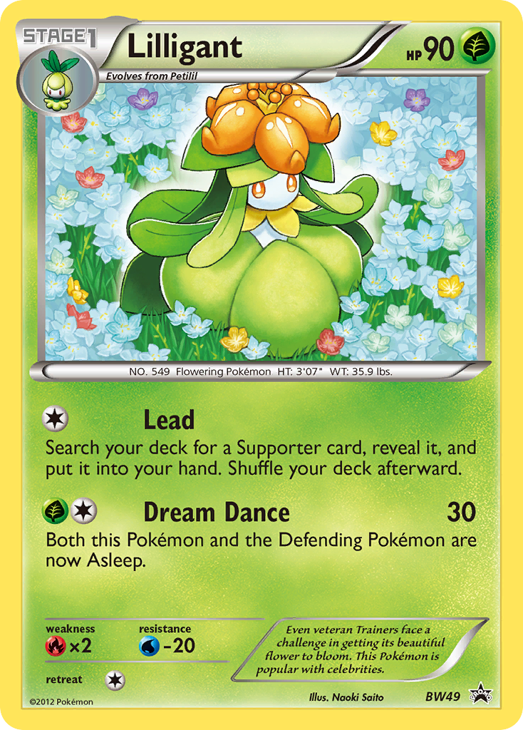 Lilligant (BW49) [Black & White: Black Star Promos] | Exor Games New Glasgow