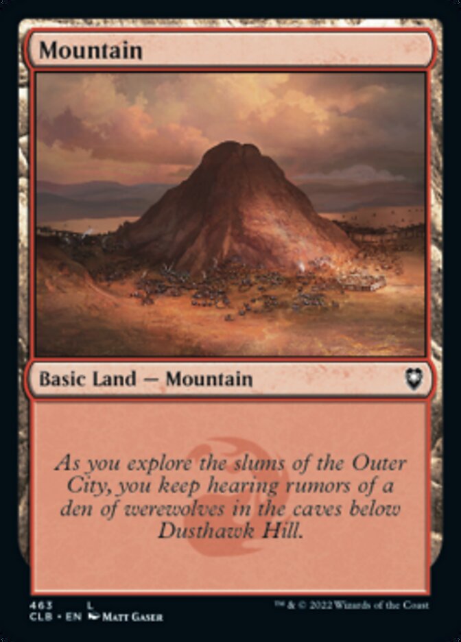 Mountain (463) [Commander Legends: Battle for Baldur's Gate] | Exor Games New Glasgow