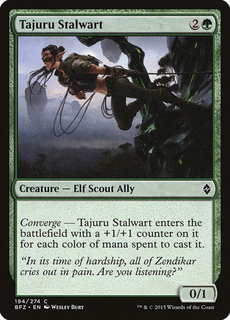 Tajuru Stalwart [Battle for Zendikar] | Exor Games New Glasgow