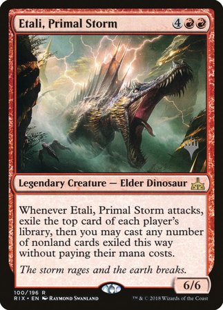 Etali, Primal Storm [Rivals of Ixalan Promos] | Exor Games New Glasgow