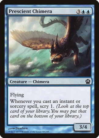 Prescient Chimera [Theros] | Exor Games New Glasgow