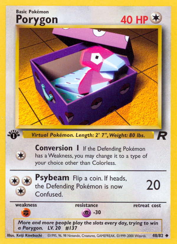 Porygon (48/82) [Team Rocket 1st Edition] | Exor Games New Glasgow