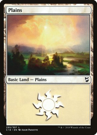 Plains (295) [Commander 2018] | Exor Games New Glasgow