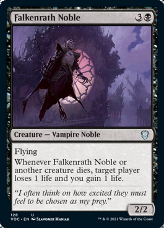 Falkenrath Noble [Innistrad: Crimson Vow Commander] | Exor Games New Glasgow