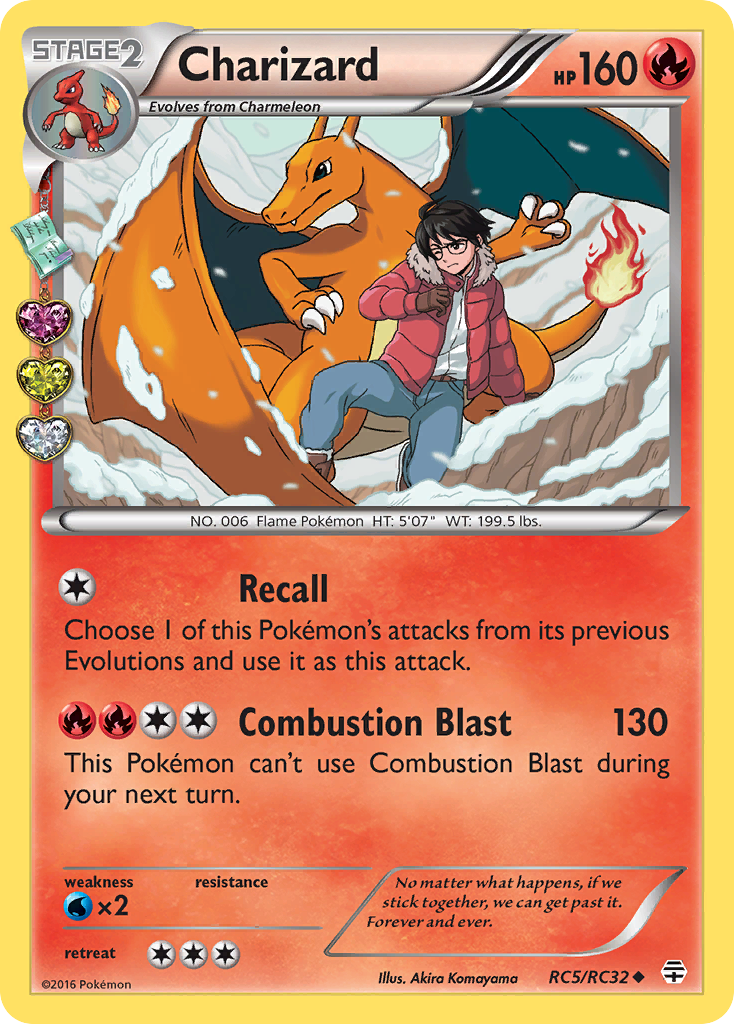 Charizard (RC5/RC32) [XY: Generations] | Exor Games New Glasgow