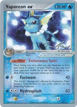 Vaporeon ex (110/113) (Legendary Ascent - Tom Roos) [World Championships 2007] | Exor Games New Glasgow