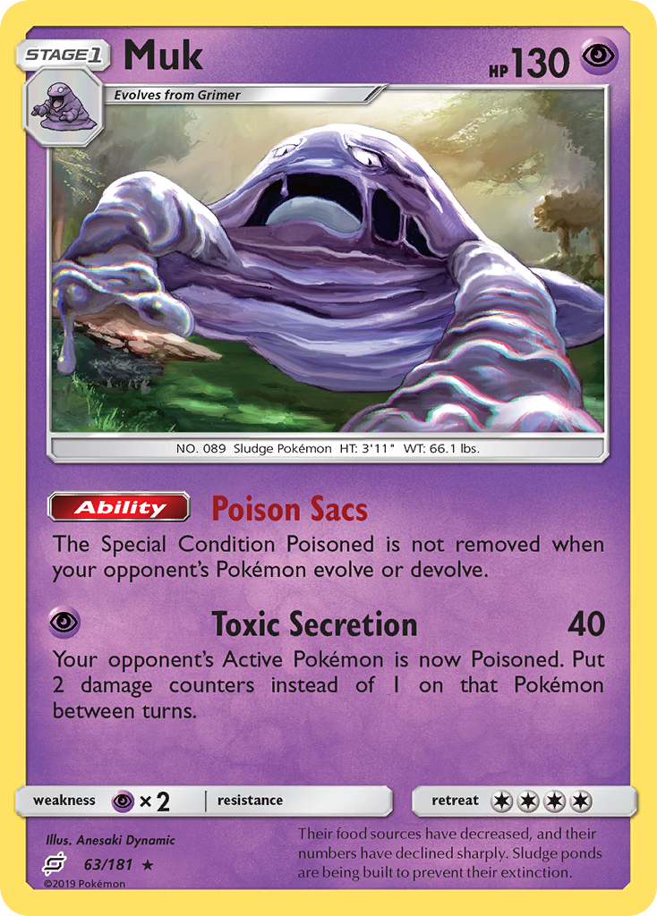 Muk (63/181) [Sun & Moon: Team Up] | Exor Games New Glasgow