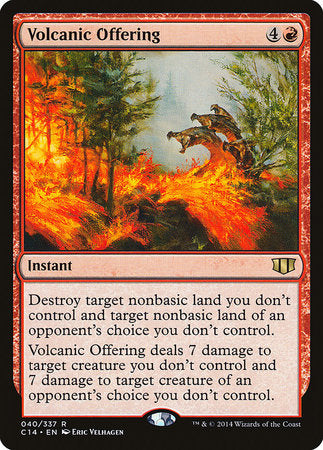 Volcanic Offering [Commander 2014] | Exor Games New Glasgow