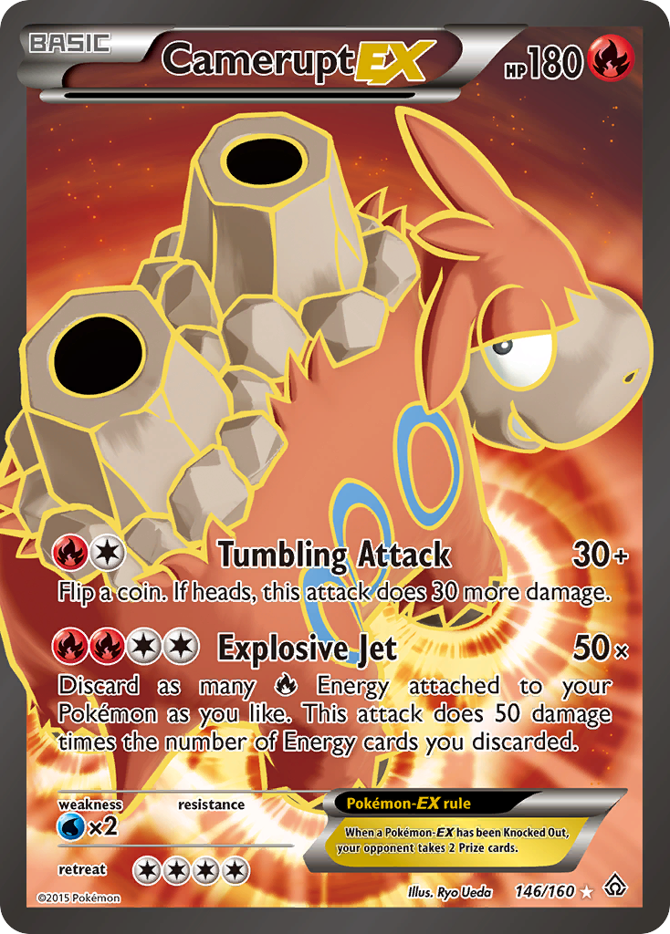 Camerupt EX (146/160) [XY: Primal Clash] | Exor Games New Glasgow