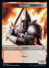 Soldier (33) // Devil Double-sided Token [Streets of New Capenna Commander Tokens] | Exor Games New Glasgow