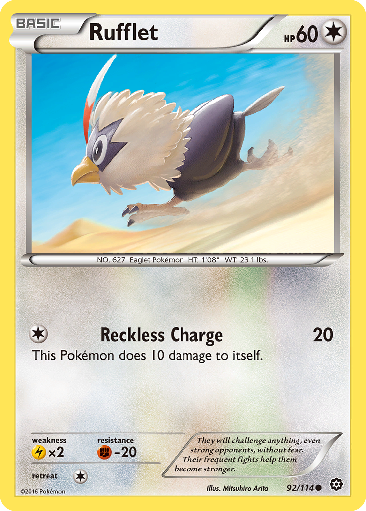 Rufflet (92/114) [XY: Steam Siege] | Exor Games New Glasgow