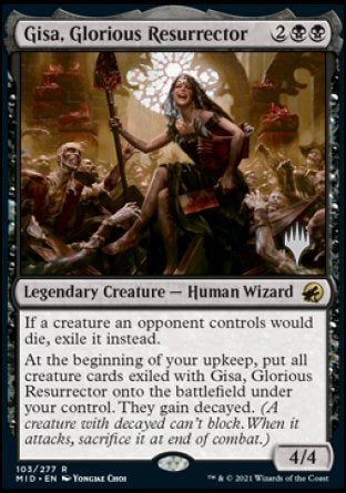 Gisa, Glorious Resurrector (Promo Pack) [Innistrad: Midnight Hunt Promos] | Exor Games New Glasgow